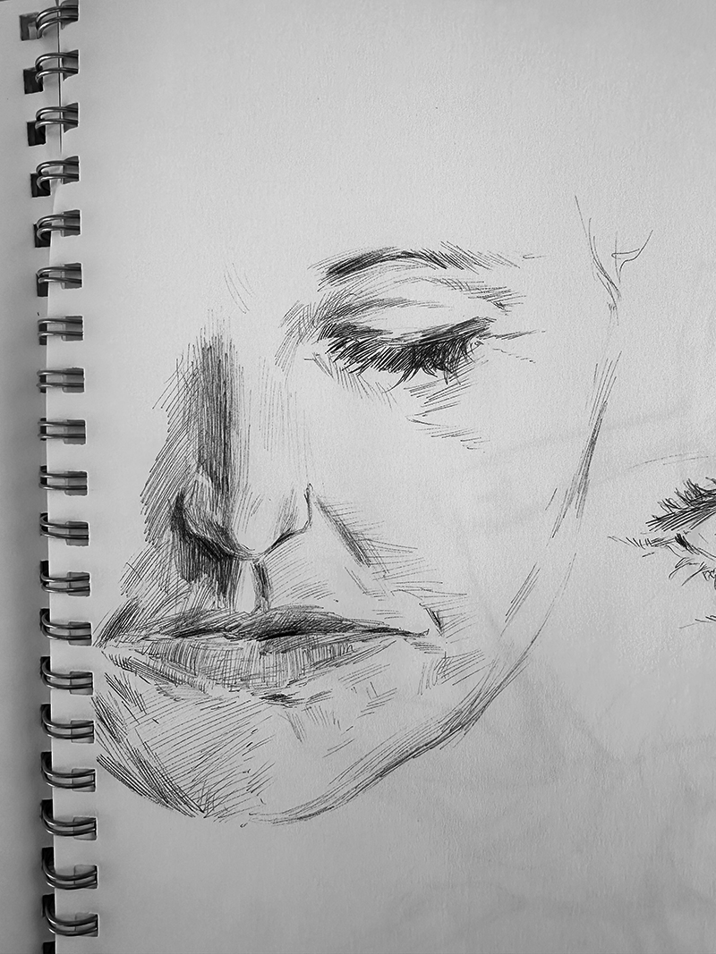 Portrait of woman by Nalin DeSilva